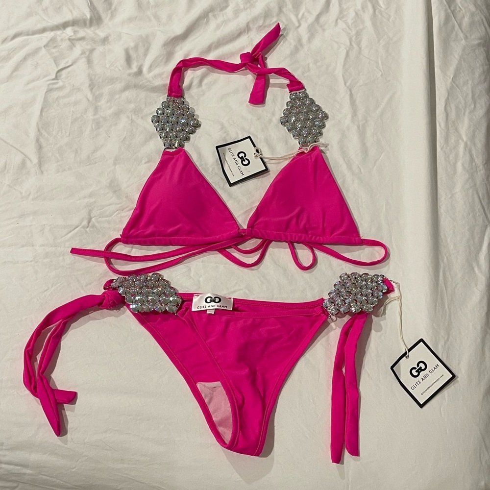 Glitz & Glam pink bikini